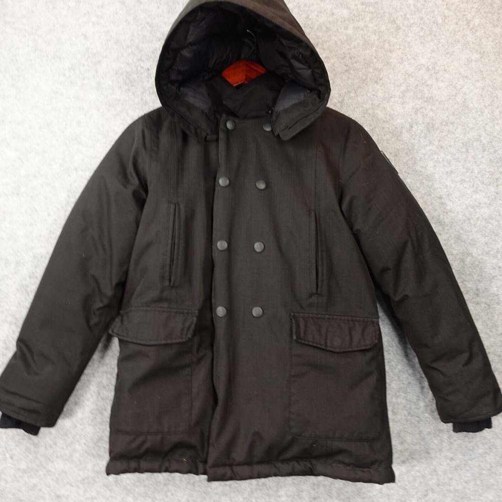 NOBIS Duck Down Parka Boys XL Black SympeTex Puffer Hoodie LIL KATO Luxe Outdoor